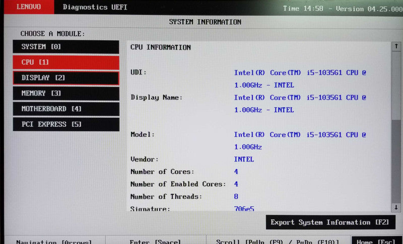 Lenovo ThinkCentre M60e USFF | i5-1035G1 CPU @1.0GHz | 16GB RAM  [READ] Q
