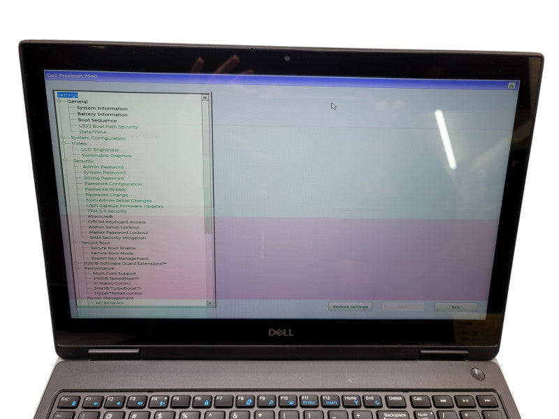 Dell Precision 7540| i7-9850H| 32GB DDR4| Quadro T1000| FOR PARTS/ REPAIR  β Lap200