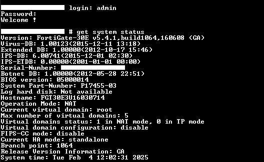 Fortinet FortiGate FG-30E, Network Security Firewall, Factory Reset