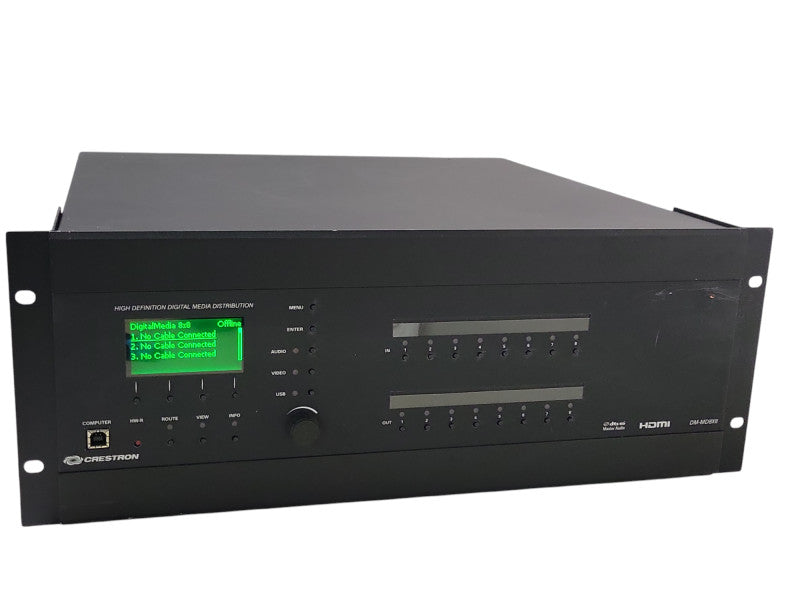 Crestron DM-MD8X8 8x8 Media Switcher 4x DMC-C, 1x DMCO-55, 2x DMC-HD, READ _