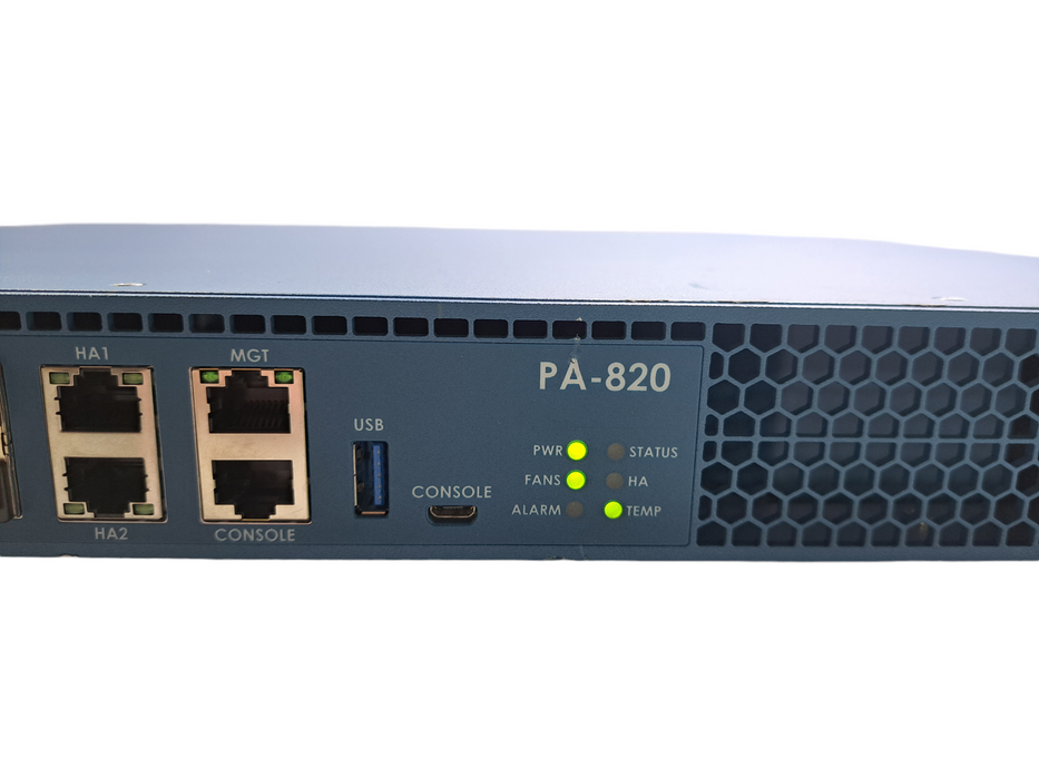 Palo Alto Networks PA-820 Network Security Appliance Firewall