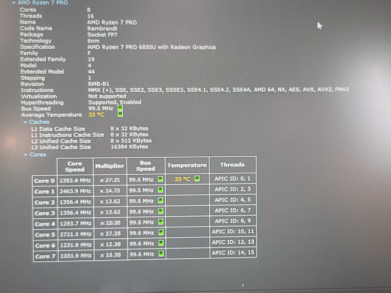 Lenovo ThinkPad T14 Gen 3| Ryzen 7 PRO 6850U| 32GB RAM| 256GB SSD  β Lap200