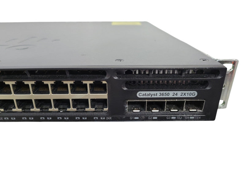 Cisco Catalyst WS-C3650-24TD-L 2x10G Uplink Ports Switch READ !