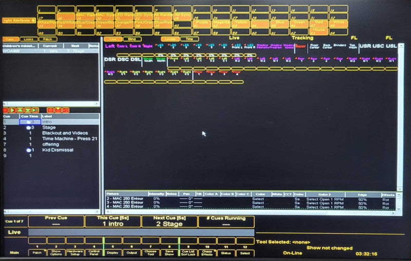 Philips strand lighting Palette VL with embedded PC, READ _