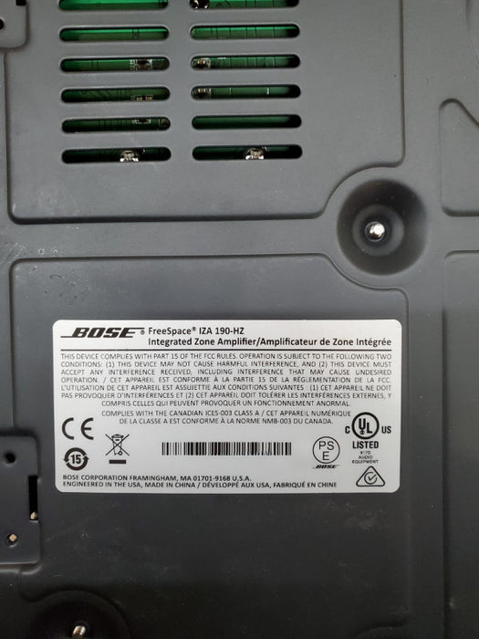 Bose FreeSpace IZA 190-HZ Integrated Zone Amplifier