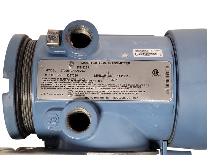 Micro motion Transmitter FIT-4235 2700R12ABAEZCZ, READ _