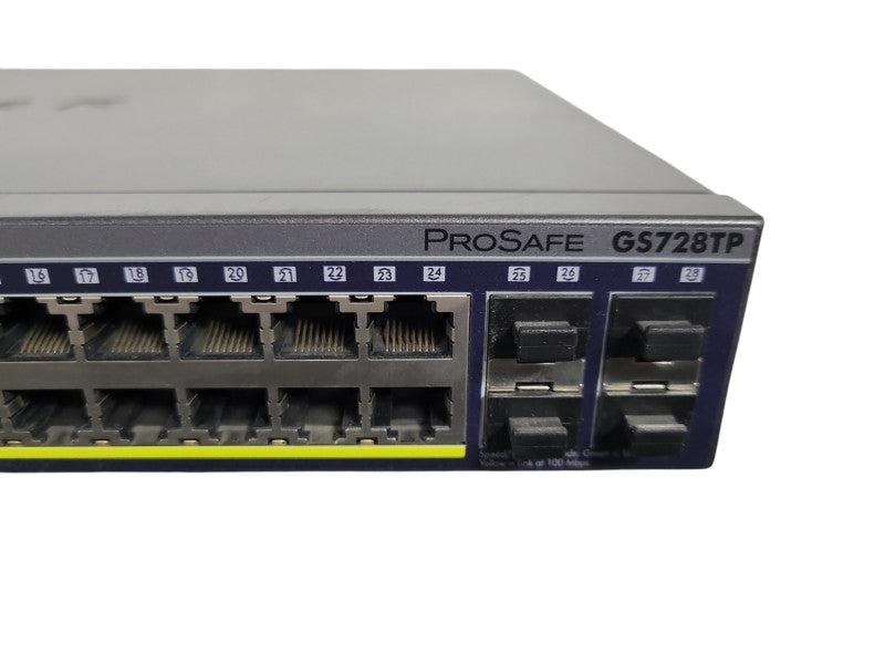 NetGear ProSafe GS728TP | 24-Port Gigabit PoE Smart Switch w/ 4x SFP !