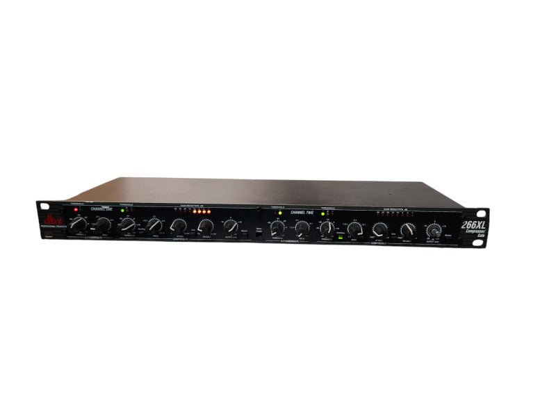 DBX 266XL Compressor/Gate Dual Channel, READ