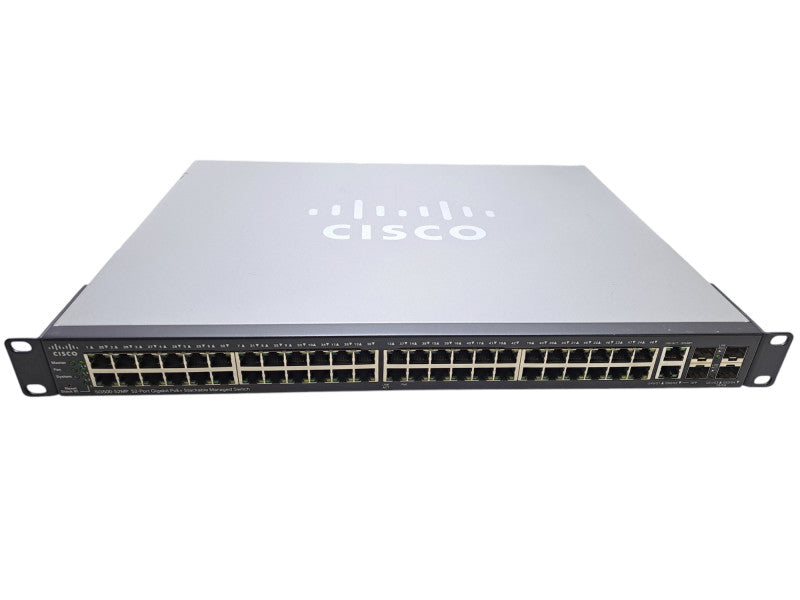 Cisco SG500-52MP-K9 V03 | 48-Port Gigabit PoE+ Managed Switch w/ 1/5G SFP