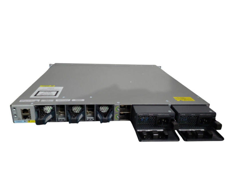 Cisco 3850 WS-C3850-48F-L PoE+ C3850-NM-2-10G Gigabit Switch 2x PSU !