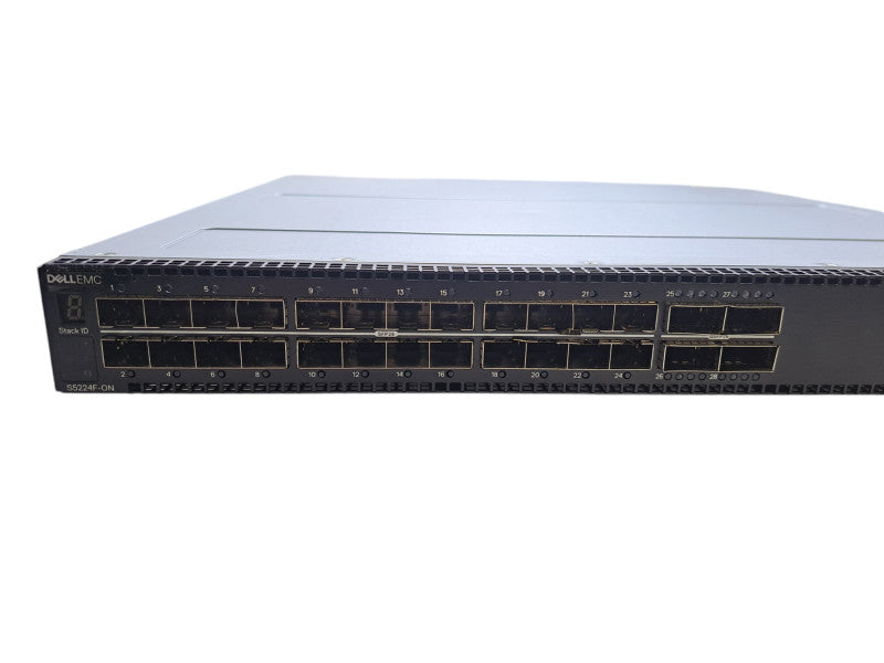 Dell EMC S5224F-ON | 24-Port 25G SFP28, 4x 100G QSFP28 Switch w/ OS10 License