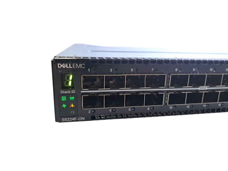 Dell EMC S5224F-ON | 24-Port 25G SFP28, 4x 100G QSFP28 Switch w/ OS10 License