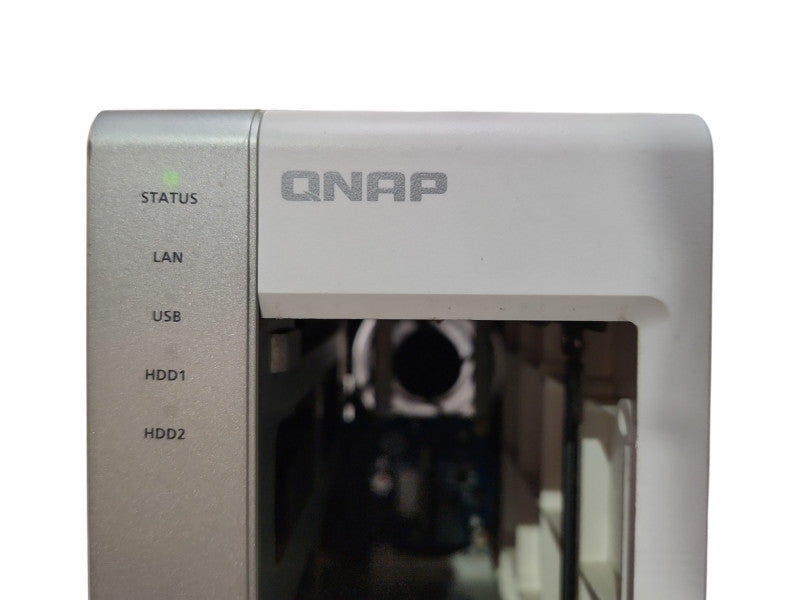 QNAP TS-220 2-Bay Network Attached Storage NAS Enclosure, No Caddies, READ
