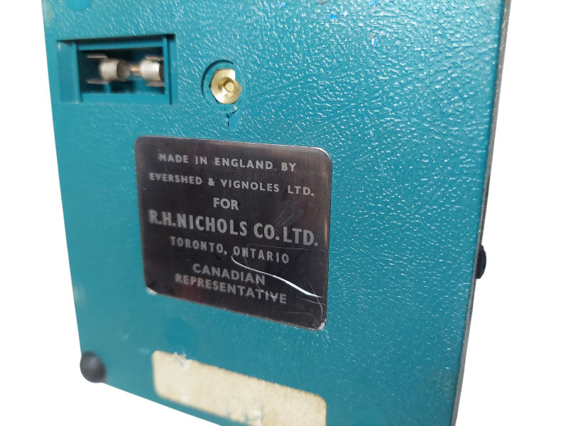 Vintage Megger Cat.No.70143 Battery Tester  =