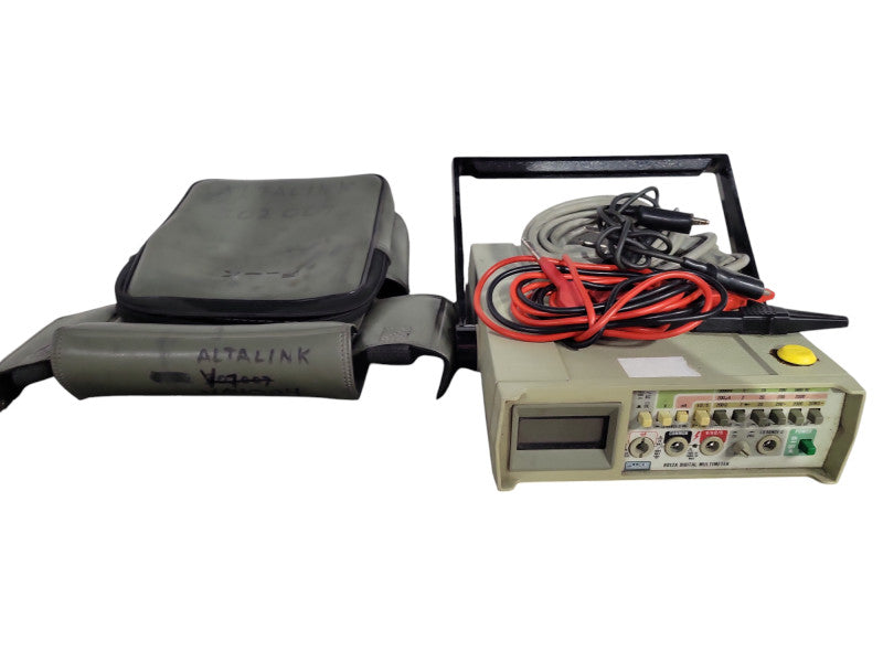 Fluke 8012A 3.5 Digit Portable Digital Multimeter W/ Case !