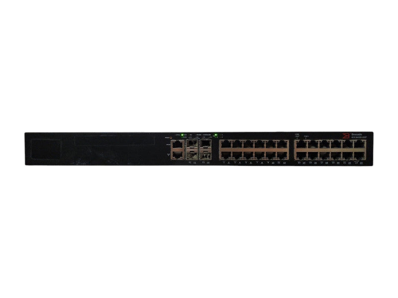 BROCADE ICX 6430-24P 24-PORT GIGABIT POE+ ETHERNET NETWORK SWITCH