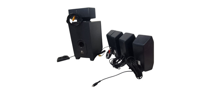 Logitech X-540 5.1 Surround Sound Speaker System With Subwoofer| SEE Picture