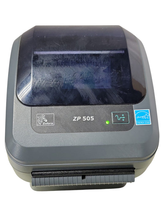 Zebra ZP505 Thermal Label Printer ZP505-0203-0020 w/ Power adapter, READ _
