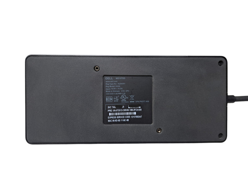 Dell WD19TBS K20A001 Thunderbolt DP HDMI Docking Station w/ 180W AC Adapter