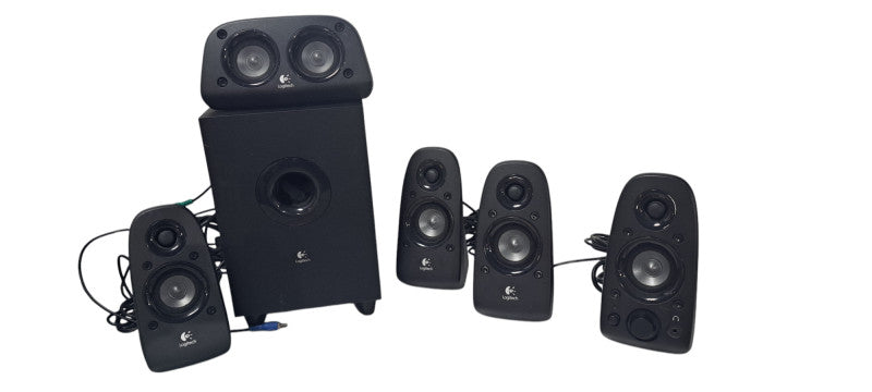 Logitech Z506 Surround Sound 5.1 Computer Home Theater Speaker System