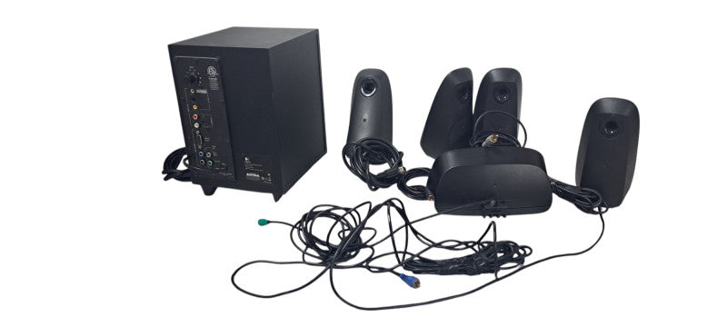 Logitech Z506 Surround Sound 5.1 Computer Home Theater Speaker System