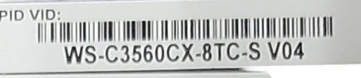 Cisco WS-C3560CX-8TC-S 8-port Gigabit 2-port SFP compact Switch _
