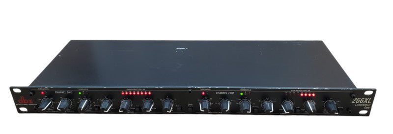 DBX 266XL Compressor/Gate 2-Channel Dynamics Processor | *READ* Q