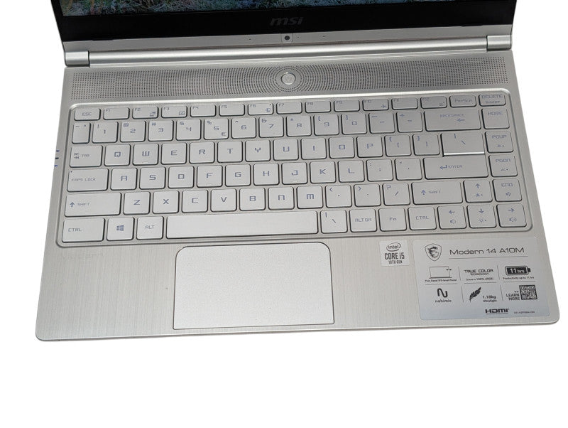 MSI Professional 14" Laptop Modern 14 A10M MS-14B3 Intel i5-10210U 16GB RAM - Lap200