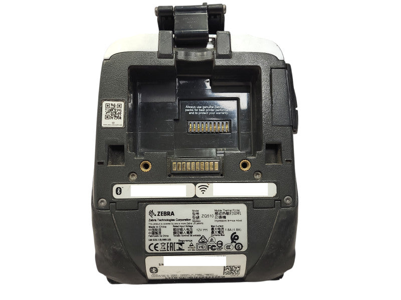 Zebra ZQ510 Mobile Printer WiFi Bluetooth, No battery/AC Q$