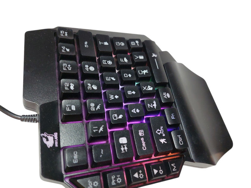 Zyou Lang Free Wolf Model: K15 One-Hand Gaming Keyboard  =
