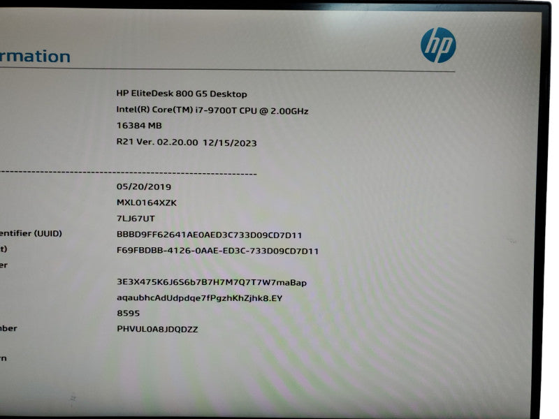 HP EliteDesk 800 G5 USFF i7-9700T |16GB | No HDD [READ]