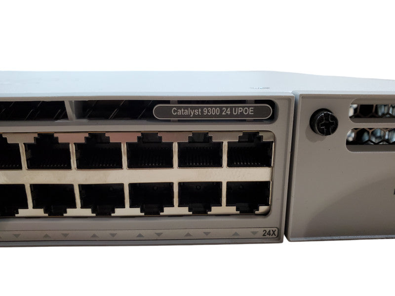 Cisco C9300-24U-A V05 | 24-Port Gigabit UPoE Switch | 2x PWR-C1-1100WAC-P