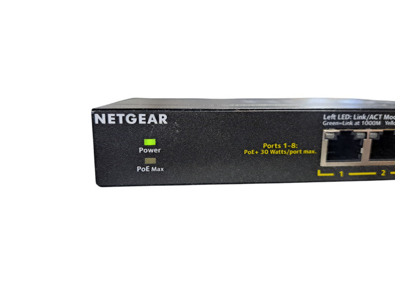 NETGEAR GS308PP | 8-Port Gigabit Unmanaged PoE+ Switch w/ FlexPoE