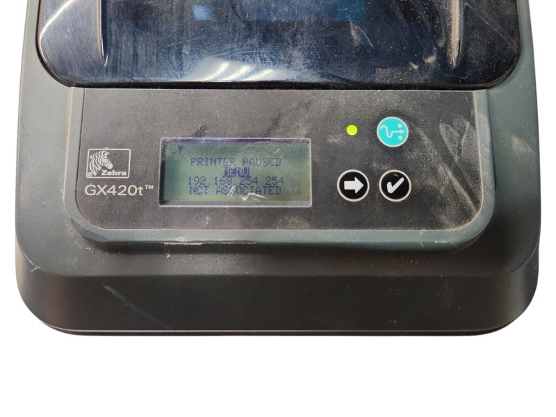 Zebra GX420t Thermal Transfer Label Printer USB, GX42-102710-000