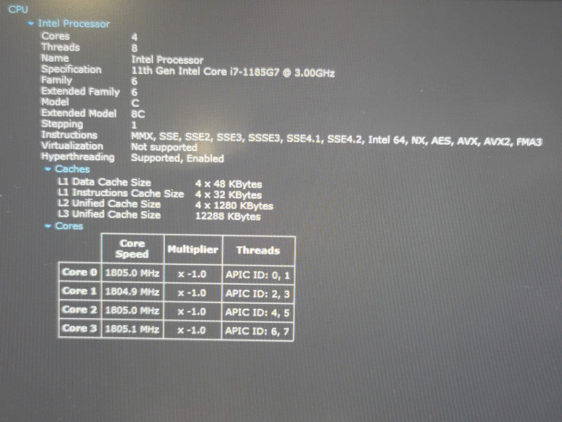 Dell Latitude 9520| i7-1185G7| 16GB RAM| 128GB SSD READ Qβ Lap200