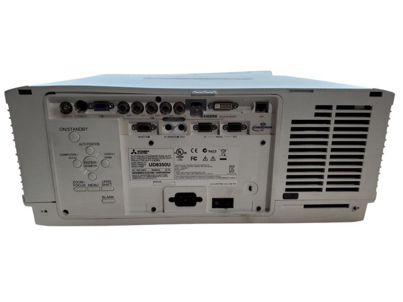 Mitsubishi UD8350U WUXGA Large Venue Projector | Lamp Hours: 1654/1658H