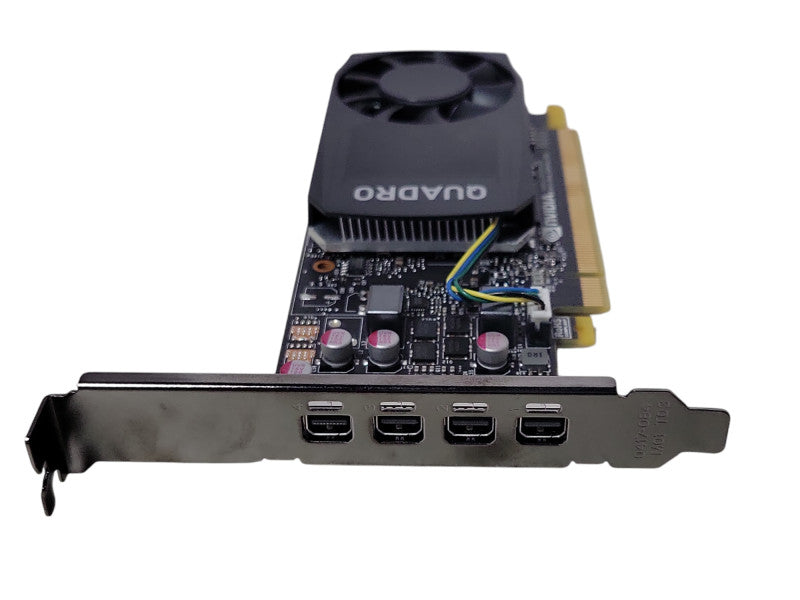 NVIDIA Quadro P1000 4GB GDDR5 4x Mini DP Graphics Card, FH Profile _