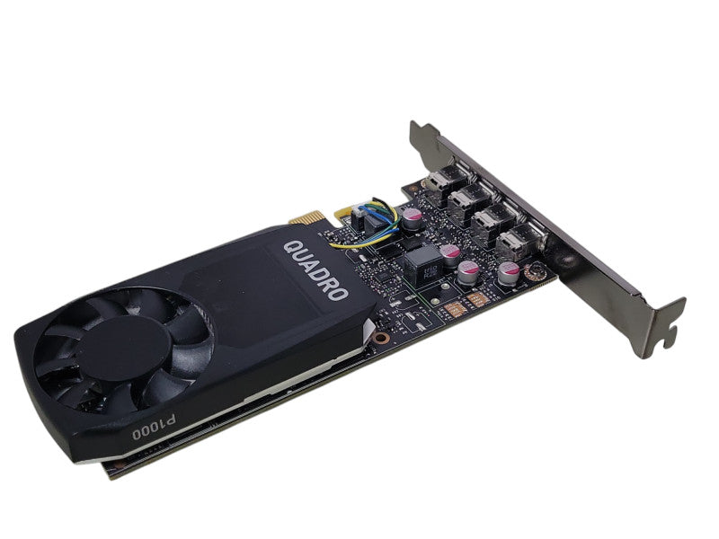 NVIDIA Quadro P1000 4GB GDDR5 4x Mini DP Graphics Card, FH Profile _