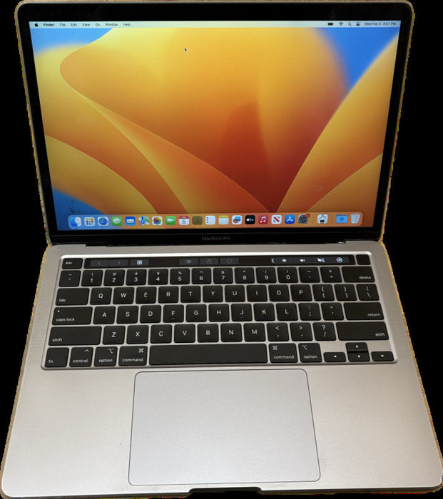 Apple MacBook Pro 13" TouchBar 2020 i5-8257U 8GB 256SSD No Power Adapter READ