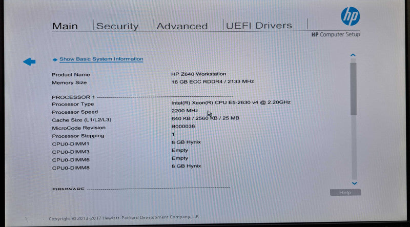 HP Z640 WorkStation | Xeon E5-2630 v4 @2.20GHz, 16GB DDR4, No GPU/HDD