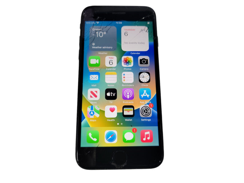 Apple iPhone SE 2 - 64GB - Black [A2275 | Read] (