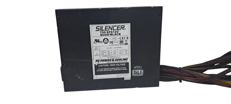 Silencer 750 EPS12V Quad/Black 750W Desktop Power Supply Unit Not Modular Q