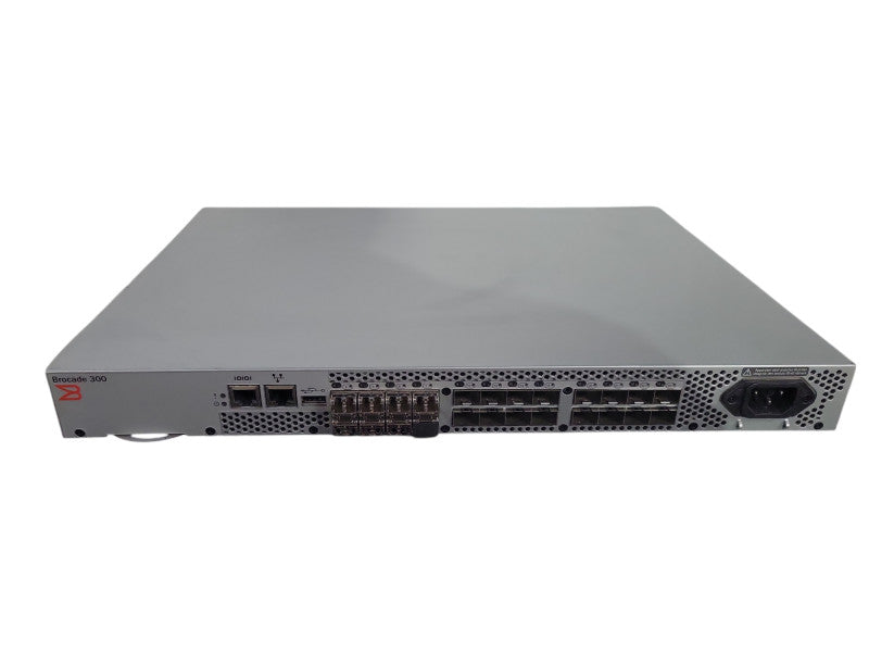 Brocade 300 24 Port 8Gb FC SAN Switch BR-320-0 !