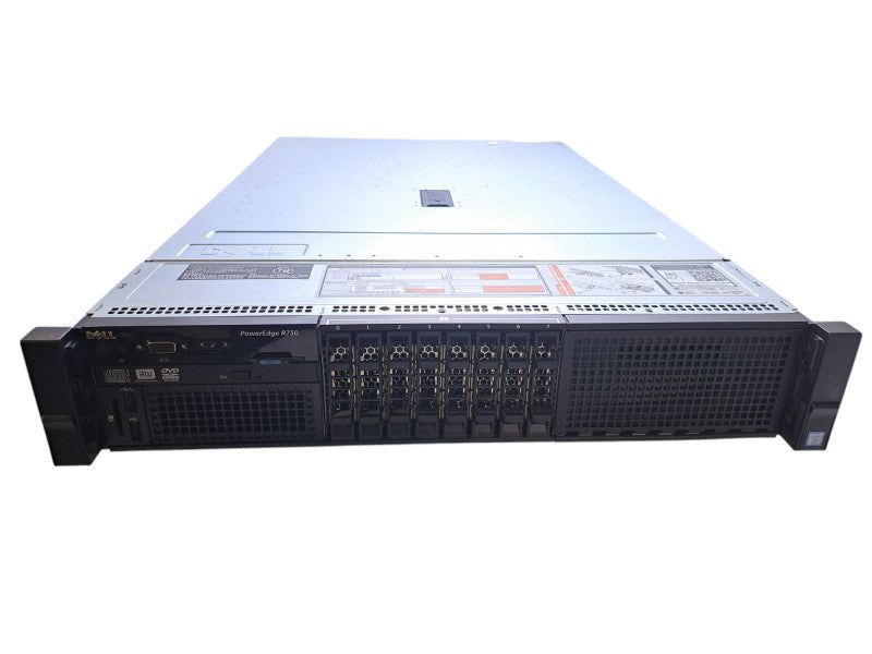 Dell R730 2U 8x 2.5"| 2x Xeon E5-2630 v3 @2.40GHz, 64GB DDR4, No RAID