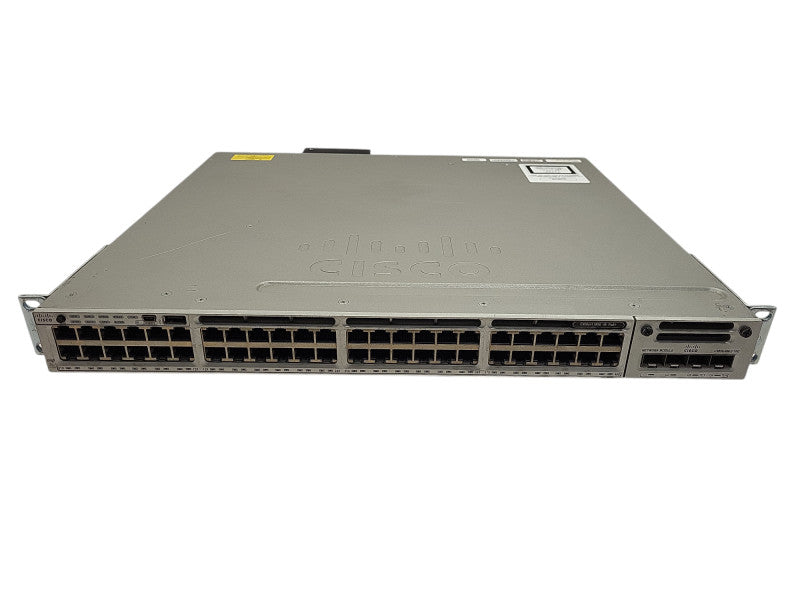 Cisco WS-C3850-48F-S 48-Port Gigabit PoE+ Switch 1x 1100W PSU C3850-NM-2-10G  $