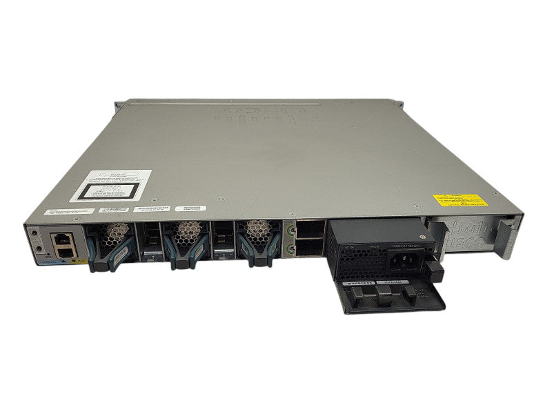 Cisco WS-C3850-48F-S 48-Port Gigabit PoE+ Switch 1x 1100W PSU C3850-NM-2-10G  $