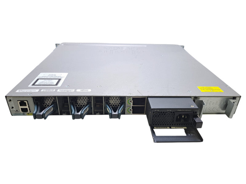 Cisco WS-C3850-48F-S | 48-Port Gigabit PoE+ Switch w/ C3850-NM-2-10G, 1100WAC