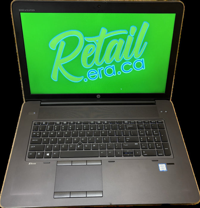 HP ZBook 17 G4 i7-7700HQ@2.8GHz QUADRO P3000 6GB GPU 32GB RAM 256GB SSD READ!  Lap200