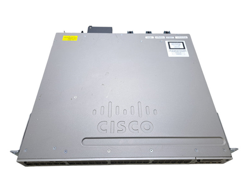 Cisco WS-C3850-48F-S | 48-Port Gigabit PoE+ Switch w/ C3850-NM-2-10G, 1100WAC
