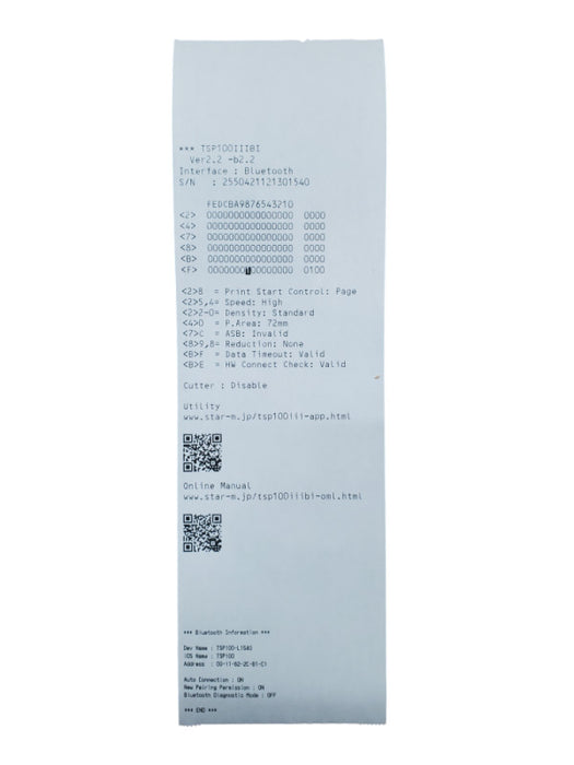 Star TSP100III Thermal Receipt Printer Bluetooth | TSP143IIIBI Q